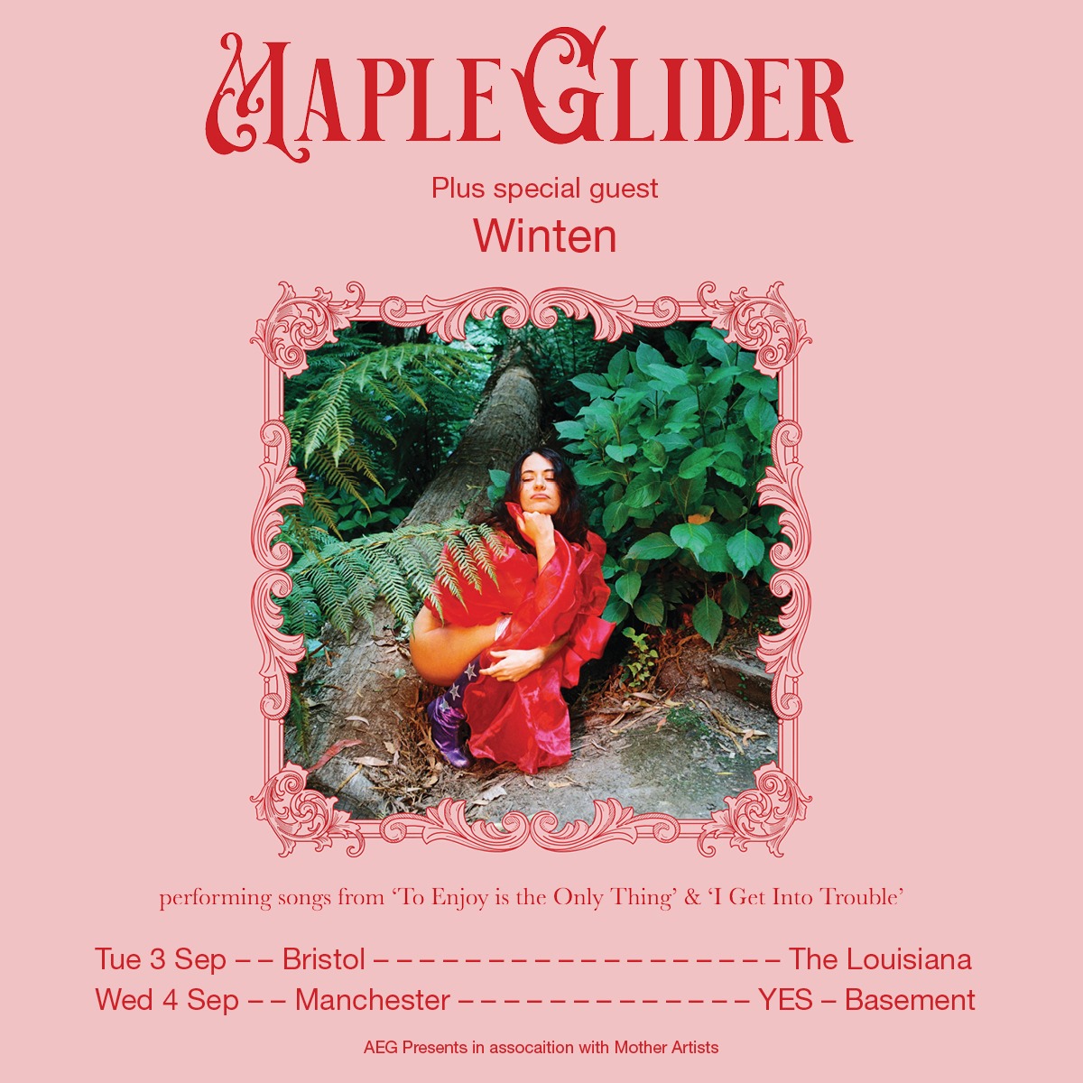 AEG Presents Maple Glider The Louisiana, Bristol Tuesday, 3 September 2024