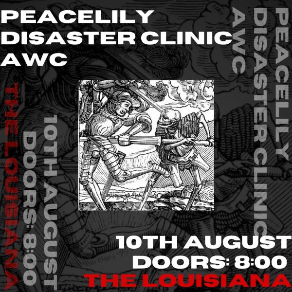 Peace Lily + Disaster Clinic + Approach with Caution