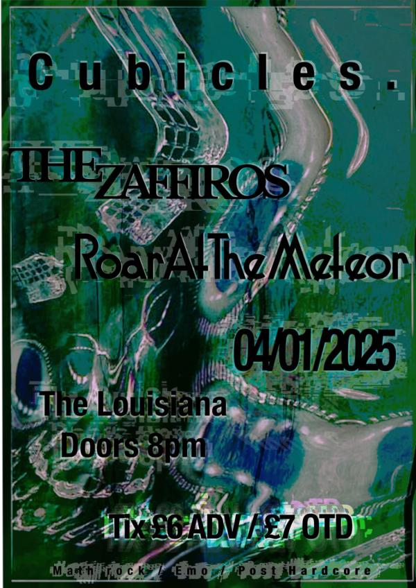 Cubicles + The Zaffiros + Roar at the Meteor