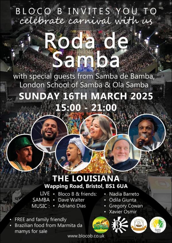 Bloco B Hosts Roda De Samba with special guests