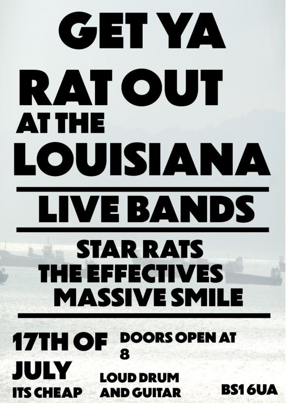 Star Rats + The Effectives + Massive Smile