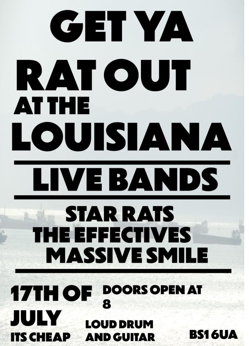 Star Rats + The Effectives + Massive Smile
